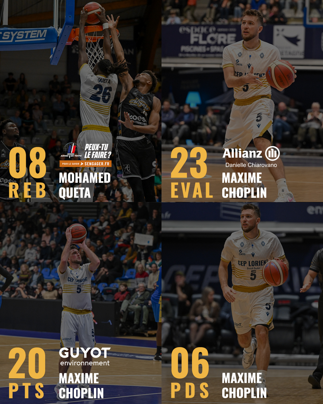 Maxime Choplin et Mohamed Queta au four et au moulin du CEP (crédit : CEP Lorient - Facebook)