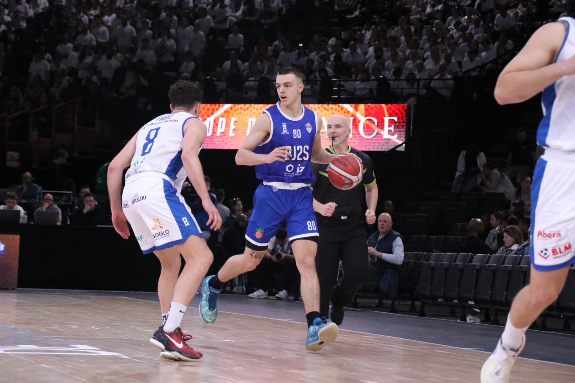 Mathéo Cauwet lors de la finale à Bercy (crédit : Gravenchon - Facebook)